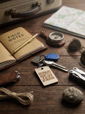 Llavero Personalizado con Código QR: Tu Información al Alcance de un Escaneo